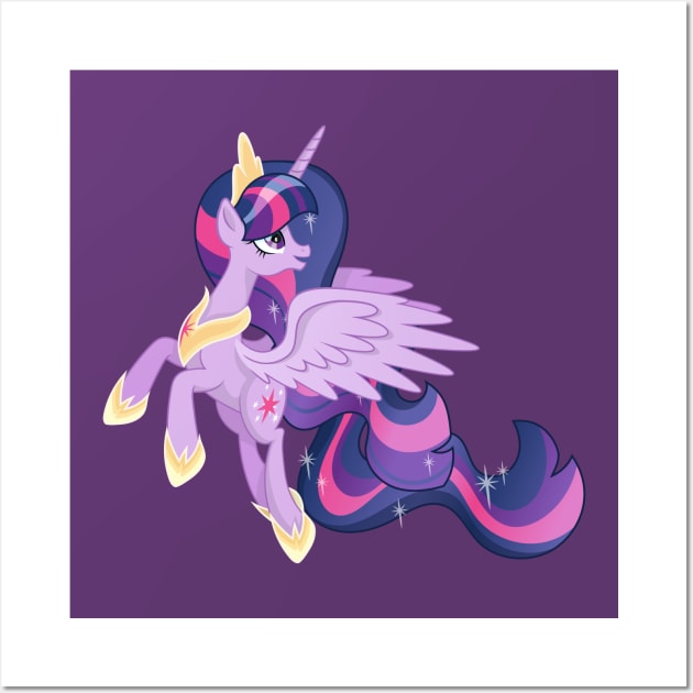 My Little Pony Princess Twilight Sparkle Wall Art by SketchedCrow